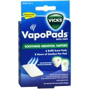 Vicks VapoPads Refill Pads 6 Each (Pack of 6)