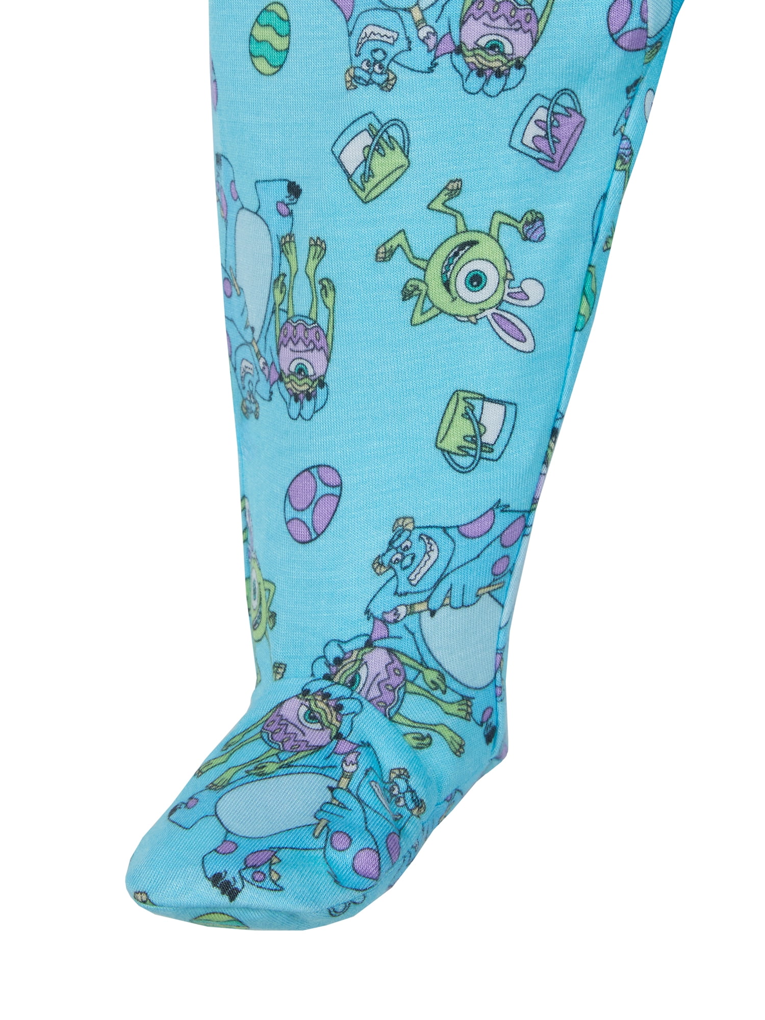 Monsters Inc Baby OnePiece Footed Blanket Sleeper, Sizes NB