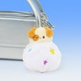 thumbnail image 4 of Miniz by Anirollz Puppiroll Fluffy Ball Plush Keychain – Cute Puppy Stuffed Animal Mini Plush with Stars – Soft Collectible Bag Charm – 4", 4 of 6