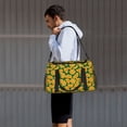 thumbnail image 7 of Fuzoiu Orange Lemon Print Travel Duffle Bag,Carry On Tote Bags,Duffel Bag,Sport Gym Bag, Hospital Bag for Labor and Delivery, Overnight Bag,Luggage Bag, 7 of 7