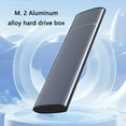 thumbnail image 3 of ToolFrees External M.2 NVMe SSDs Enclosure Aluminum Metal Housings USB3.1 Gen 2 for M.2 2280 2260 2242 2230 Drive, 3 of 12