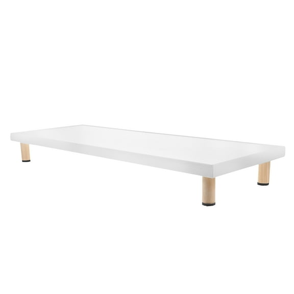 jojofuny 1Set Screen Riser for Desk Wooden Monitor Stand Riser for Home and Office