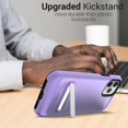 thumbnail image 3 of CoverON Apple iPhone 11 Pro Max Case with Magnetic Metal Kickstand Protective Hybrid Phone Cover - SleekStand Series, 3 of 7