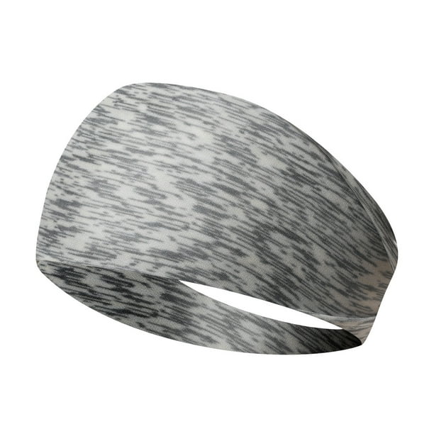Banda para el cabello deportiva para yoga, banda absorbente de humedad de secado rápido que absorbe el sudor, banda para correr para hombres y mujeres, banda elástica alta de color para fitness