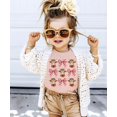 thumbnail image 4 of Christmas Cows and Plaid Holiday Bows Shirt for Women Teens and Girls Festive Winter Tee Peach Shirt 18 Months, 4 of 6