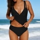 thumbnail image 5 of Tankini para mujer, traje de baño de dos piezas con tirantes ajustables en la espalda, conjunto de traje de baño, traje de baño de dos piezas para mujer, trajes de baño tankini para mujer, traje de ba, 5 of 9