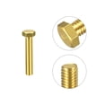 thumbnail image 4 of Unique Bargains Brass Hex Bolts, 3/8-16x2' 1 Pack Fully Thread Grade 4.8 Machine Screws, 4 of 4