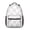 Baseballs Triangles White, variant on Baseballs Stars Black Pattern Backpack for School, Cute School Bag with Adjustable Shoulder Straps and Padded Back, 15.3"x11"x6.7"