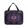 thumbnail image 2 of Travel Toiletry Bag with Metal Hook Large Capacity Cosmetic Bag Toiletry Bags for Travel, Gym, Camping Mystical Lines Pattern, 2 of 9