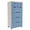 blue, variant on ChicHomey Plastic Dresser For Kids, PP Material, 6 Large Drawers With Lock, 30kg Load Capacity, for Baby Rooms, Playrooms, Storage and Organization