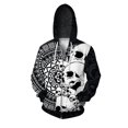 thumbnail image 5 of Sudadera con capucha informal de otoño para hombre, sudadera con cremallera, sudadera moderna y versátil, sudadera con capucha de calavera, sudadera con capucha holgada gótica, ropa Ma, 5 of 5