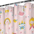 thumbnail image 3 of Fairy Tale Princess Pattern Shower Curtain 84"x72" ,Bathroom Decorative Shower Curtains Set with 12 Hooks,Modern Waterproof Washable Shower Curtain, 3 of 6