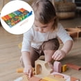thumbnail image 3 of Juguetes Montessori Rompecabezas de números de Percepción del color Juguetes de aprendizaje de matemáticas preescores Csificación de CUTICAT Rompecabezas de números de madera, 3 of 8