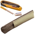 thumbnail image 2 of LYINGF Canvas & PU Pencil Case Portable Zipper Pen for Stationery Organizer,Planners, Journals, Book,Notebook, Bible Journaling,Planners, Office Supplies, 2 of 4