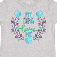 thumbnail image 4 of Inktastic My Opa Loves Me with Flowers and Hearts Boys or Girls Toddler T-Shirt, 4 of 5