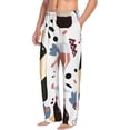 thumbnail image 2 of Bingfone Wine Bottles Glasses Mens All Over Print Sleep Pajama Pants-Large, 2 of 9