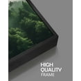 thumbnail image 2 of SHENIFY Large 24x36in3pcs Black Framed Green Fog Pine Tree Wall Art Nature Misty Nordic Forests Morden Decor Artwork Prints Rustic Living Room Home Office, 2 of 8
