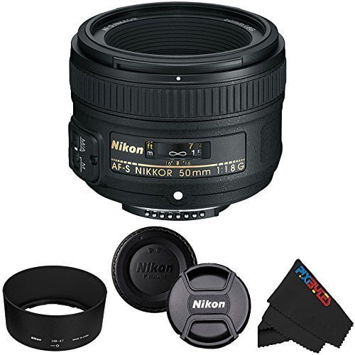 Nikon AF-S NIKKOR 50mm f/1.8G Lens - Walmart.com