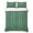Moss Green, variant on 3 Pieces King Quilt Set,Denim Blue and White Striped Soft Bedding Sets with 1 Quilt & 2 Pillow Shams,Modern Minimalist Lines Summer Bedspread Lightweight Coverlet Comforter for All Season
