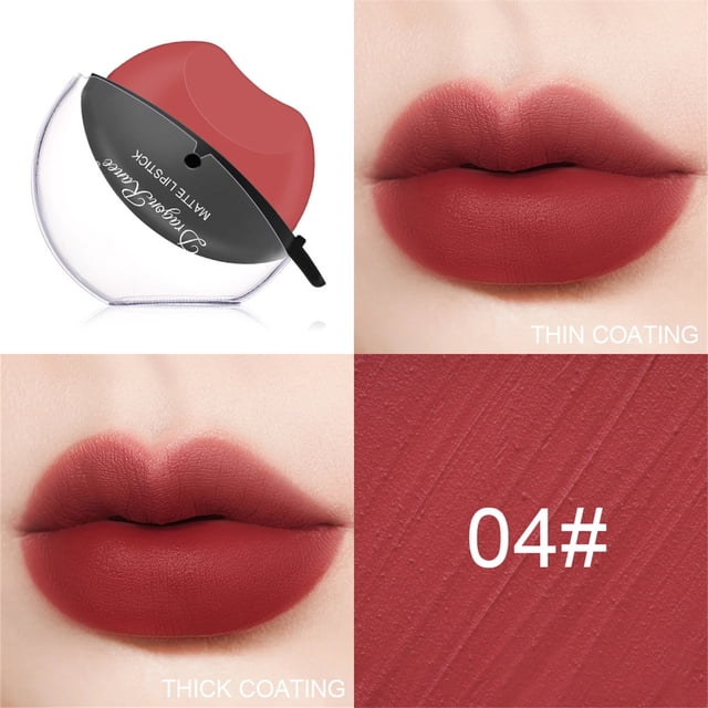 XWSHYW Lápiz Labial Lazy Lip Lipstick El Lápiz Labial Es Fácil de Desvanecer Maquillaje Mate Lápiz Labial Mate