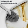 thumbnail image 6 of S-Shaped Elbow Toilet Brush, Long Handle Bowl Cleaner, Soft Bristles Scrubber, No Dead Angle Cleaning Tool, Curved Bathroom Brush, Efficient Toilet Scrubber, 6 of 7