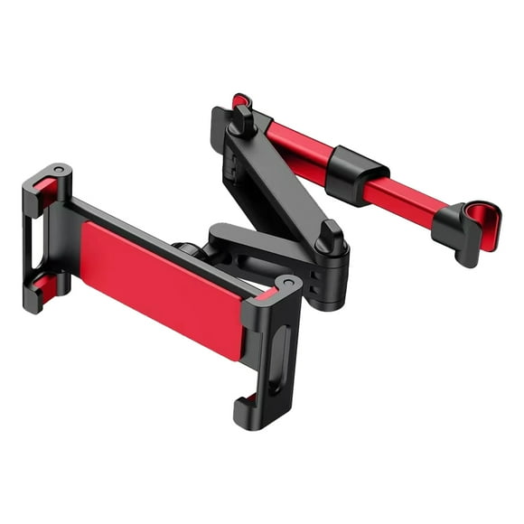 Reposacabezas para automóvil Soporte para tableta Reemplazo portátil Ángulo telescópico Ajustable Interno Soporte para teléfono automotriz Automoción decorativa y accesorios negro rojo Tipo 2 Riwesomey VI017464-04