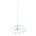 thumbnail image 1 of Clear White Straight Rod Paper Memo Holder Spike Stick Bill Fork, 1 of 5