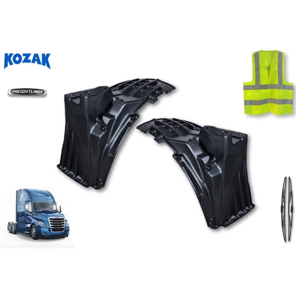 KOZAK Fender Liner Driver (Left) and Passenger (Right) Sides for Freightliner Cascadia 126