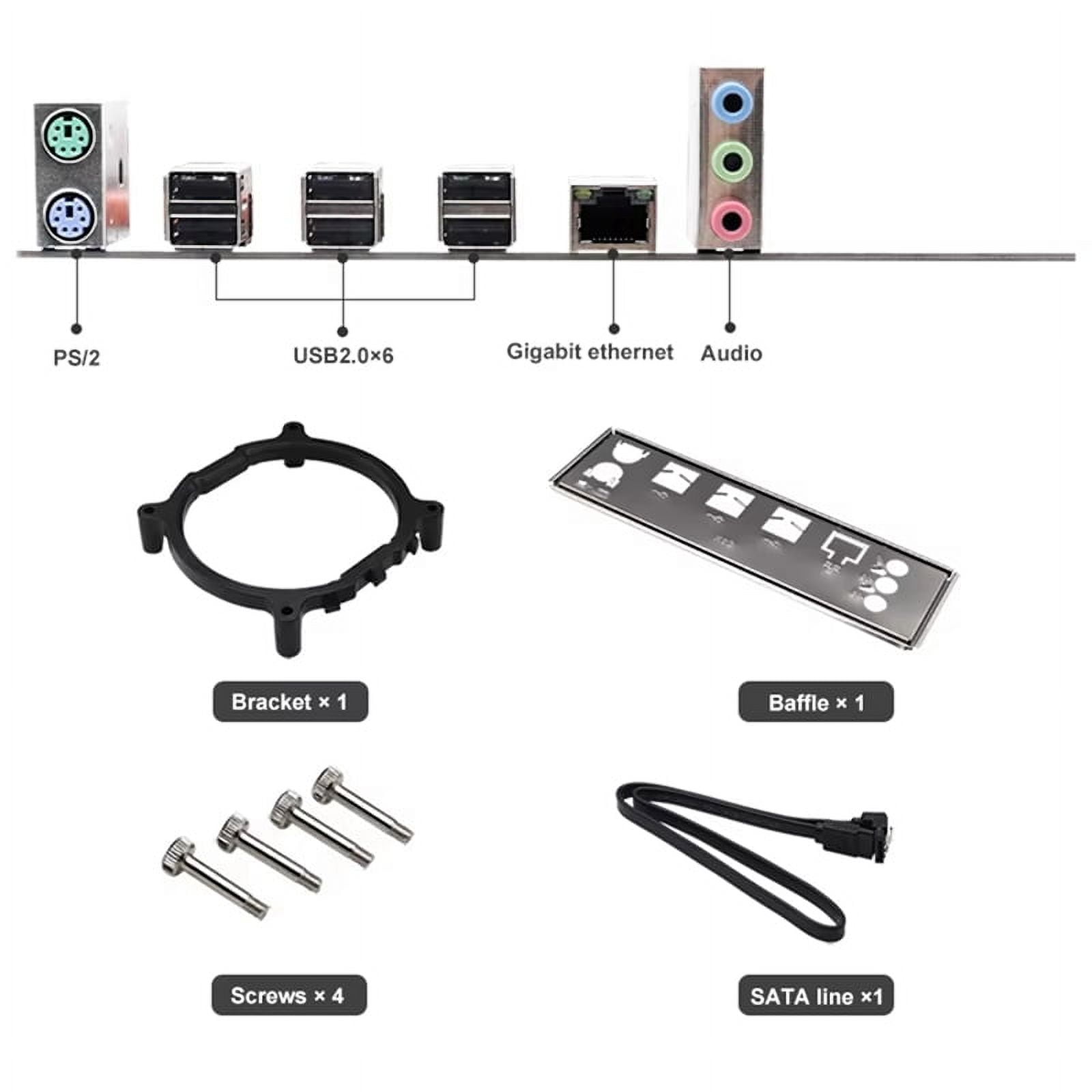X99E Desktop Motherboard Dual Channel Supports 4XDDR4 RECC RAM PCIE X16 NVMe Gigabit LAN Card Computer Motherboard