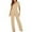 Beige, variant on Utoimkio Women's Short Sleeve Jumpsuits Overalls Casual Romper