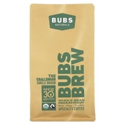 BUBS Naturals Bubs Brew, The Challenger Single Origin, Whole Bean, Medium Roast, 12 oz (340 g)