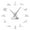 Silver,27inch, variant on Yoga Girl Design DIY 3D Acrylic Wall Clock Special Clock Fashion Home Decor Self Adhesive Quartz Mirror Sticker Gift For Her(Silver,27inch)
