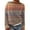 Coffee, variant on Bovemsi Womens Sweaters Women's Sweater Casual Loose Knitted Crewneck Long Sleeve Cropped Pullover Tops Fall Sweaters