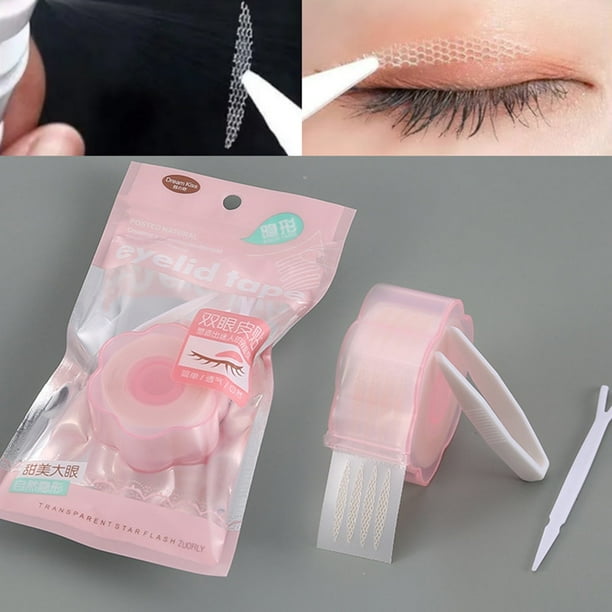 480PCS Invisible Double Eyelid Tape Self-Adhesive Gauze Slim/Wide Waterproof Fiber Stickers for eyelid with free Tools Cosmetics08Profound 240Pcs He Qiyong unisex
