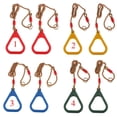 thumbnail image 3 of Gimnasio Anillos Correas Conjunto de hebillas de hierro Entrenamiento de ajuste cruzado Entrenamiento de fuerza Rojo shamjiam Gimnasio anillo, 3 of 7