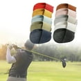 thumbnail image 1 of Dalazy Golf Head Covers PU Portable Protector for Athlete Travel Golf Training Multi Color Size Small, 1 of 9