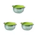 thumbnail image 3 of Bewildely Cesta de frutas resistente y duradera con función de almacenamiento Lavabo de verduras Cesta de drenaje Pino hialino verde Type1 NO1, 3 of 6
