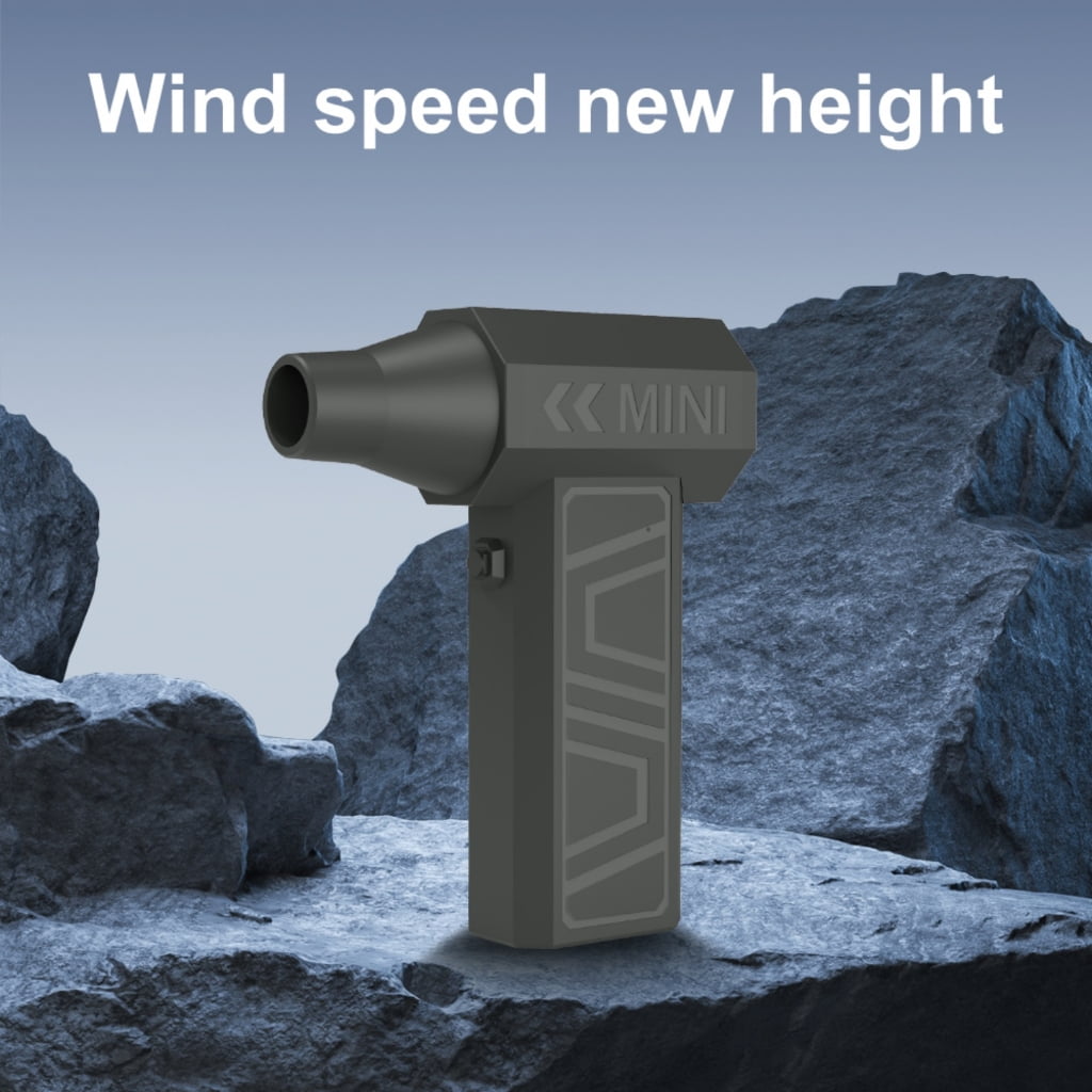 Cordless Blower 105000RPM Air Duster with 5 Interchangeable Nozzles Light Weight Dust Blower for Outdoor Snow Use