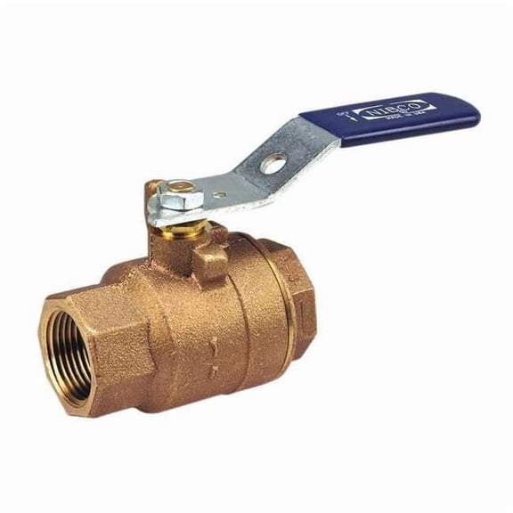 Nibco 3/4" FNPT Bronze Ball Valve Inline T58570 3/4