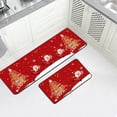thumbnail image 5 of PLPPYFS Christmas Kitchen Rugs, Set of 2 Kitchen Floor Mat Christmas Decorations for Home, Non-Slip Anti Fatigue Kitchen Mats, for Christmas Kitchen Decor Laundry Office Sink 16"x47"+16"x24", 5 of 5