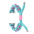 thumbnail image 2 of Adecuado para Apple Watch 9/8/7/6 paracord color de doble capa en forma de corazón elástico al aire libre correa de reloj casual, 2 of 3