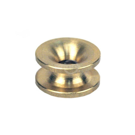 Brass Eyelets Heavy Duty for Round line. Similar to our 30101 Aluminum eyelets. Helps reduce wear and extend the life of the trimmer line. Also helps reduce line