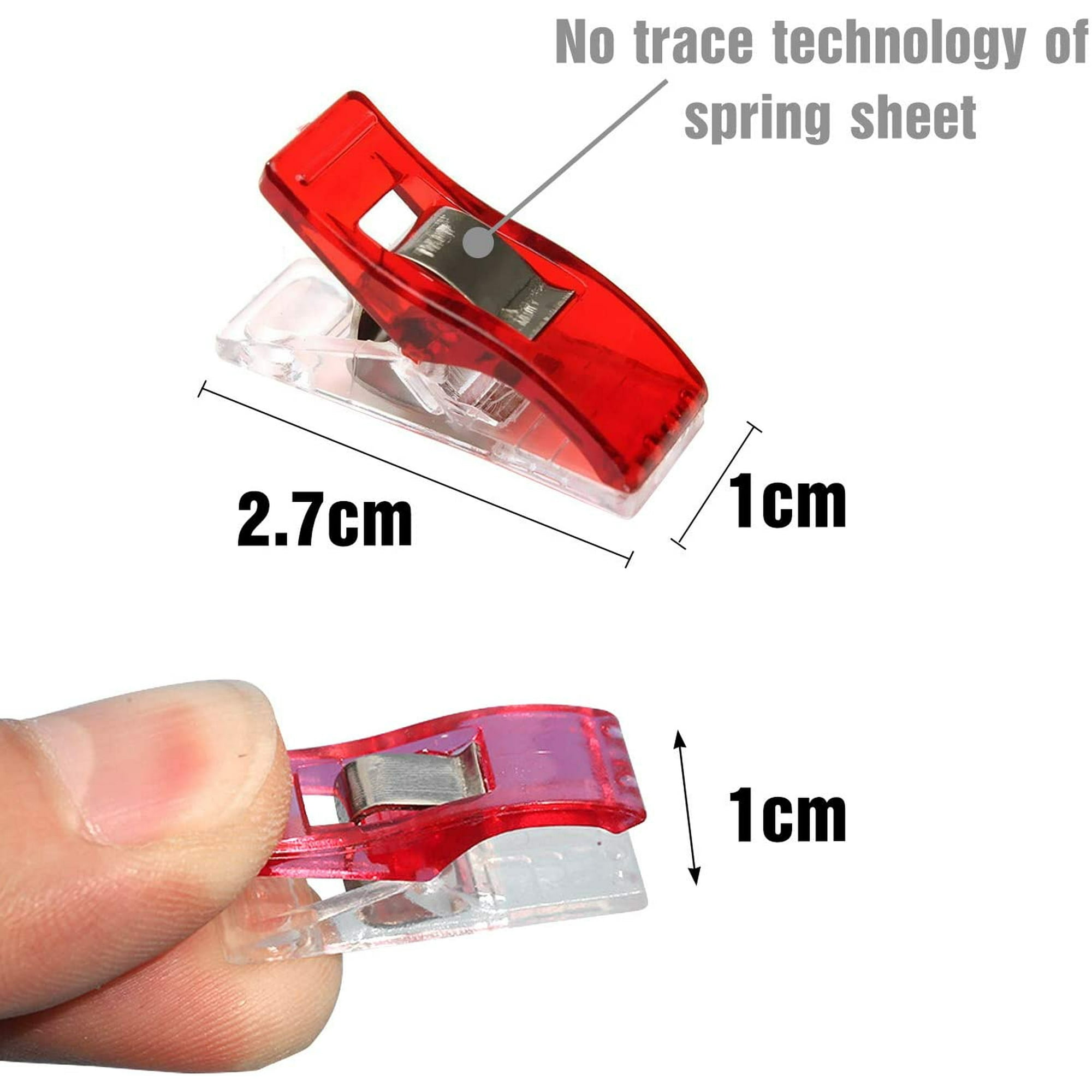 Pinces En Plastique Premium Lot De 100 Pinces à Coudre Pour Quilting Et Artisanat Avec Bo Te En Tain Couleurs Assorties