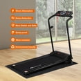 thumbnail image 3 of Costway 59" x 26" Exercise Equipment Mat Gym Bike Floor Protector Treadmill Mat PVC, 3 of 10