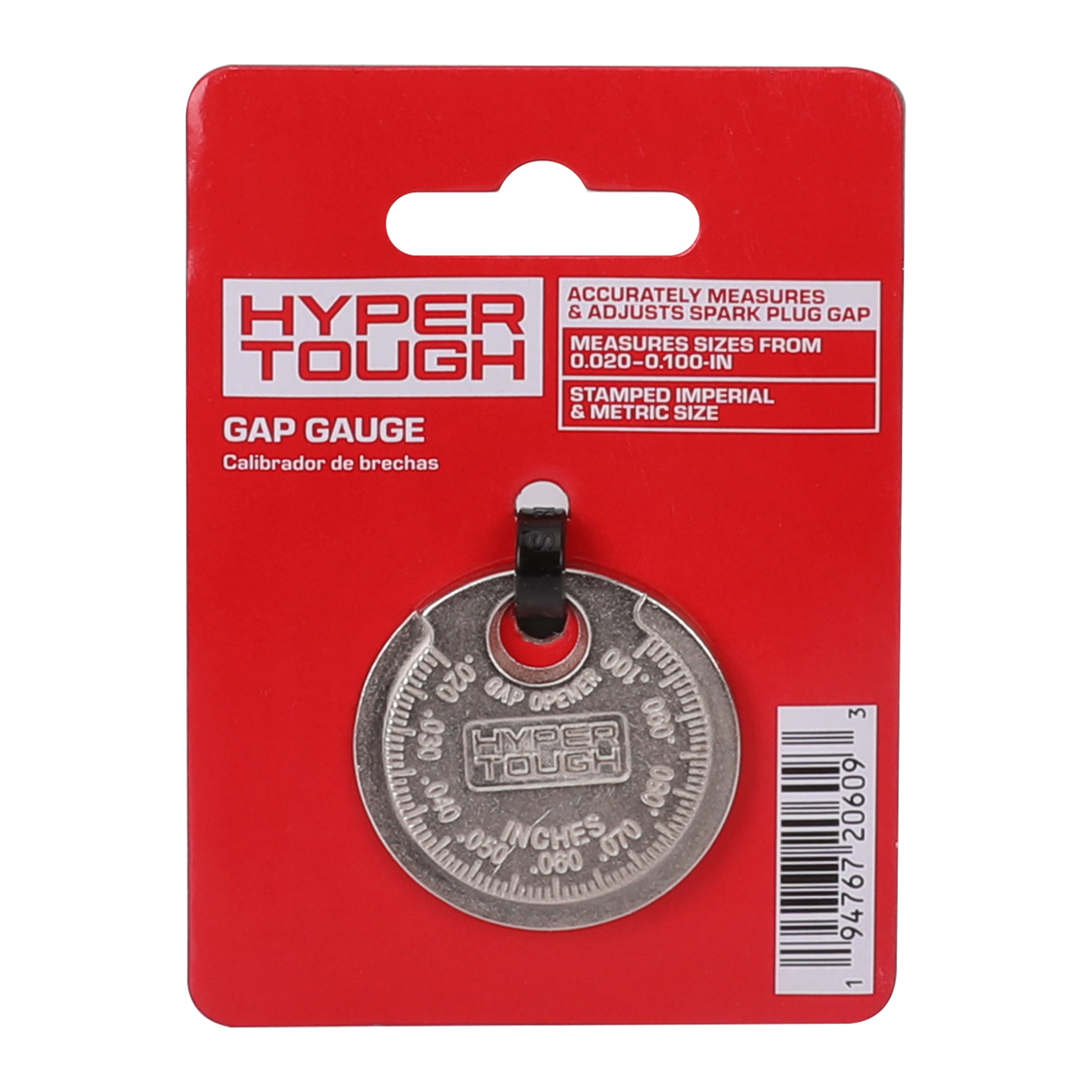 Hyper Tough Corrosion Resistant Automotive Spark Plug Gap Gauge, Silver Coin for Cars, Trucks, SUVs, Motorcycles, and ATVs