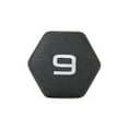 thumbnail image 4 of CAP Barbell, haltère en néoprène noir de, 9lb, simple, 4 of 5