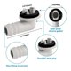 thumbnail image 2 of 10Ft Portable Air Conditioner Drain Hose, AC Drain Hose Kit, Drain Hose for Air Conditioner with 3/5 Inch Connector, 2 of 5