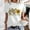 White, variant on Honeeladyy Sales Women Peace Love Sunshine Letter Shirt Summer Short Sleeve Top Sunflower Print Casual Crewneck T-Shirt Soft Blouse Tee