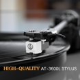 thumbnail image 2 of Tocadiscos Record Player 1byOne de vinilo de alta fidelidad, color blanco, 2 of 7