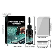 Cracked Windshield Repair Kit for Chips and Cracks, Car Windshield Crack Repair Tool, Glass Repair Liquid for Cracks, Chip Repair Kit Windshield